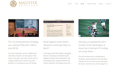Desktop Screenshot of magisteradvisors.com